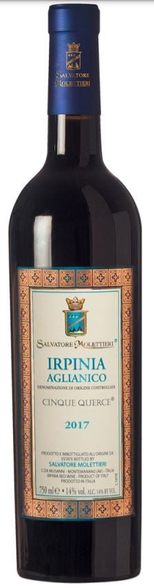 Aglianico Cinque Querce 2021 Irpinia DOC Salvatore Molettieri