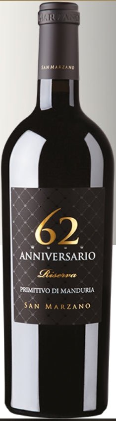 Anniversario 62 Primitivo di Manduria DOP Riserva 2020 San Marzano