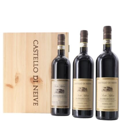 Barbaresco Albesani Riserva Vigna Santo Stefano Vertical 2015, 2016, 2017 in a 3-bottle case - Castello di Neive