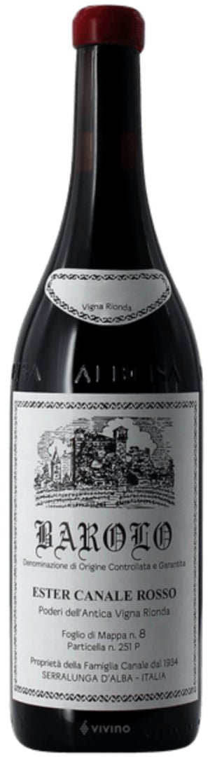 Barolo Ester Canale Rosso Poderi dell’Antica Vigna Rionda 2017 MAGNUM