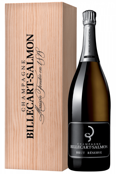 Champagne Billecart Salmon Brut Réserve Mathusalem, 6 Liters Wooden Box