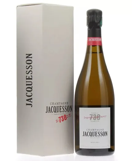 Champagne Extra Brut Vintage 'Degorgement Tardif' 738 Jacquesson Gift Box