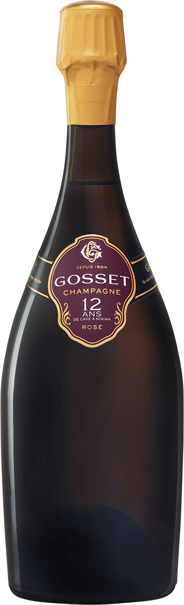 Champagne Gosset 12 years in the cellar minimum Rosé Gosset