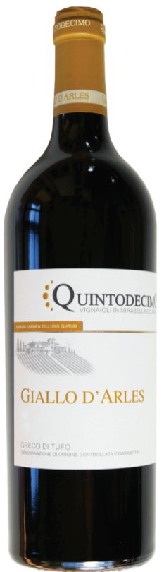Giallo d'Arles Greco di Tufo 2025 DOCG Quintodecimo