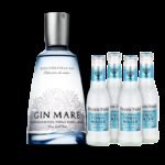 Gin Mare 1 litro e Fever Tree Mediterranea (4x200ml)