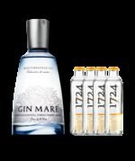 Gin Mare 1 Litro e Tonic Water "1724" (4x200ml)