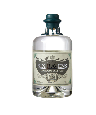 Gin Six Ravens London Dry 46% 50 cl