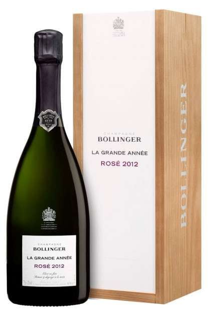 La Grande Année Rosé 2012 with Box Bollinger