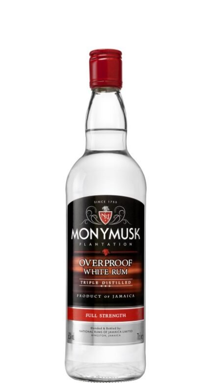 Monymusk Overproof White Single Blended Rum
