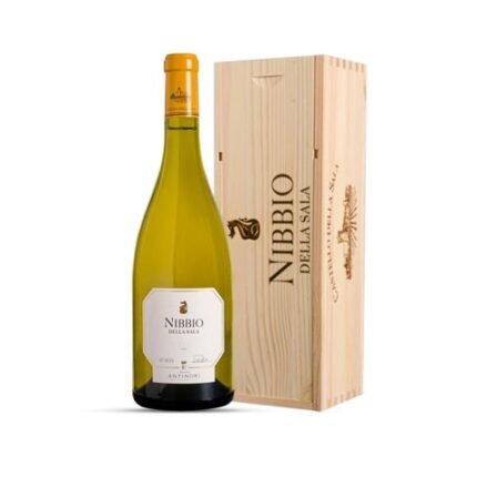 Nibbio della Sala 2021 Umbria Bianco IGT Chardonnay Castello della Sala Antinori Astuccio in Legno MAGNUM