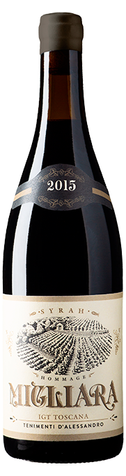 Syrah 2016 Migliara Rosso Toscana IGT Tenimenti d'Alessandro da 3 Litri JEROBOAM