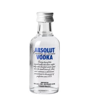 VODKA ABSOLUT MIGNON VETRO 40% 12*5cl